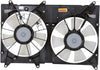 620810 Cooling Fan Assembly Compatible with 2001-2007 Toyota Highlander, Black & White