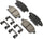 Gold 17D1467CHF1 Ceramic Front Disc Brake Pad Kit