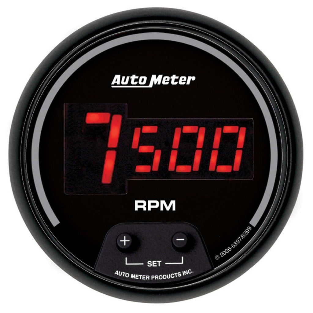 3-3/8 in. IN-DASH TACHOMETER 0-10000 RPM SPORT-COMP DIGITAL - greatparts