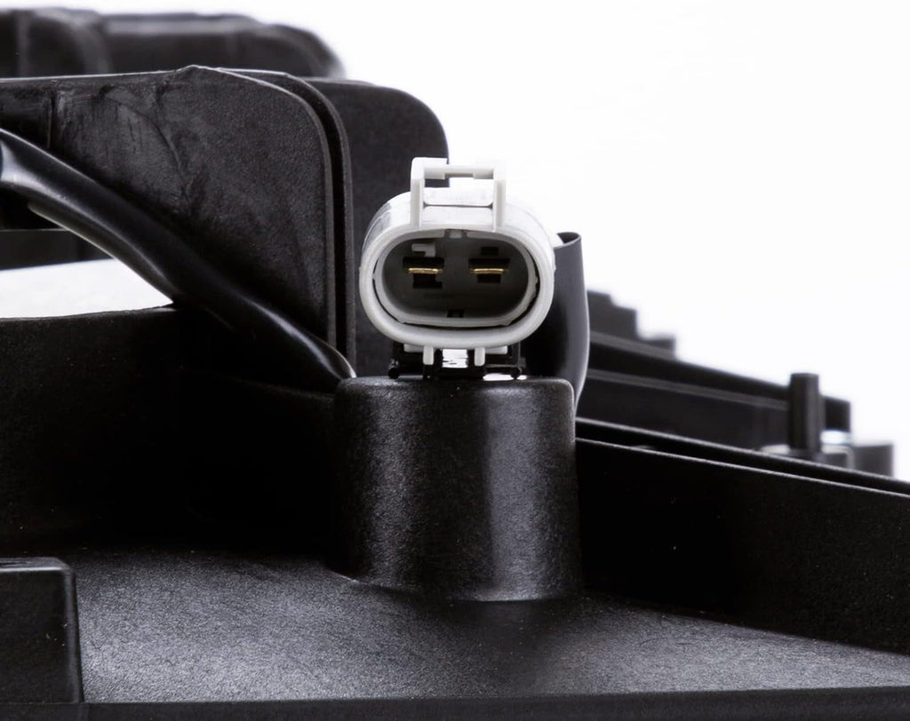 620810 Cooling Fan Assembly Compatible with 2001-2007 Toyota Highlander, Black & White