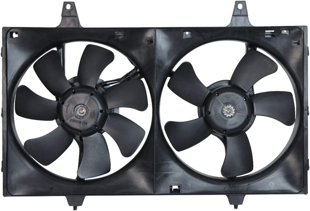 620050 Cooling Fan Assembly Compatible with 1996-1999 Nissan Maxima , Black