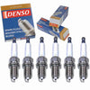6 Pc DENSO Standard U-Groove Spark Plugs Compatible with Toyota Sienna 3.0L 3.3L V6 2001-2006