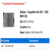 Radiator - Compatible with 2001 - 2006 BMW 330I 2002 2003 2004 2005
