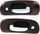 Interior Door Handle Set Compatible with 1999-2004 Chrysler 300M, Fits 1998-2004 Chrysler Concorde Front, Driver and Passenger Side Black Bezel with Chrome Lever Sedan