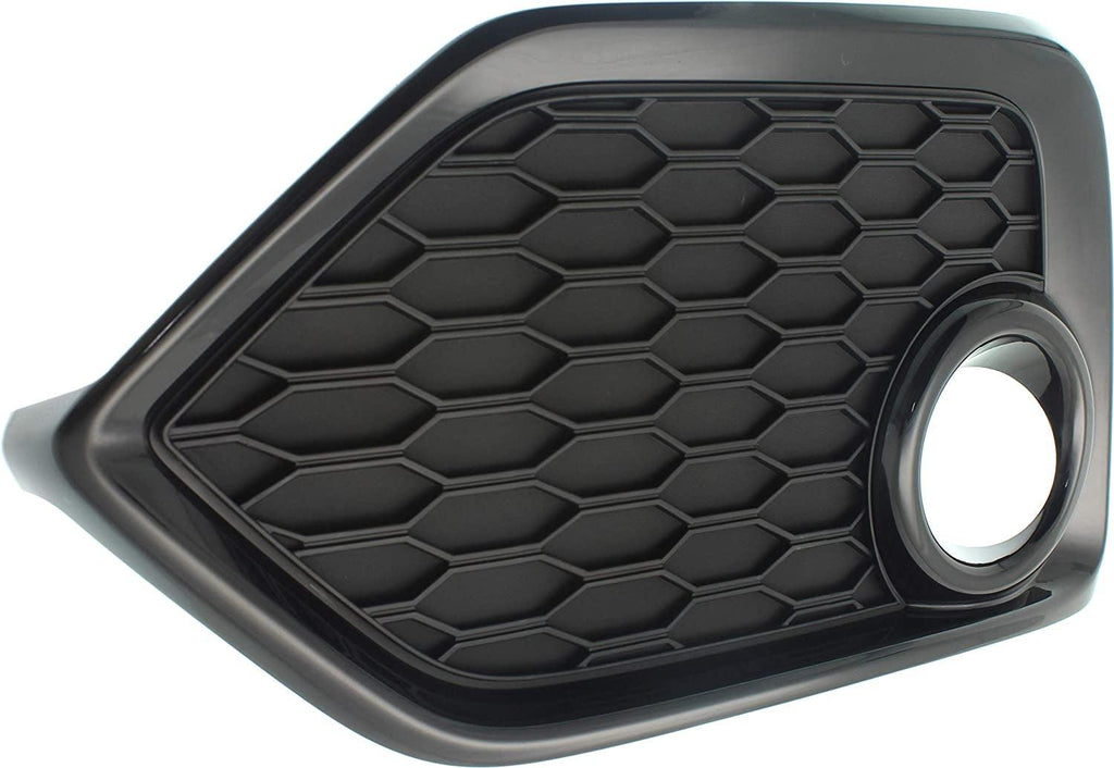 Fog Lamp Molding Compatible with 2017-2018 Honda Civic Side Garnish Coupe/Hatchback/Sedan Driver Side