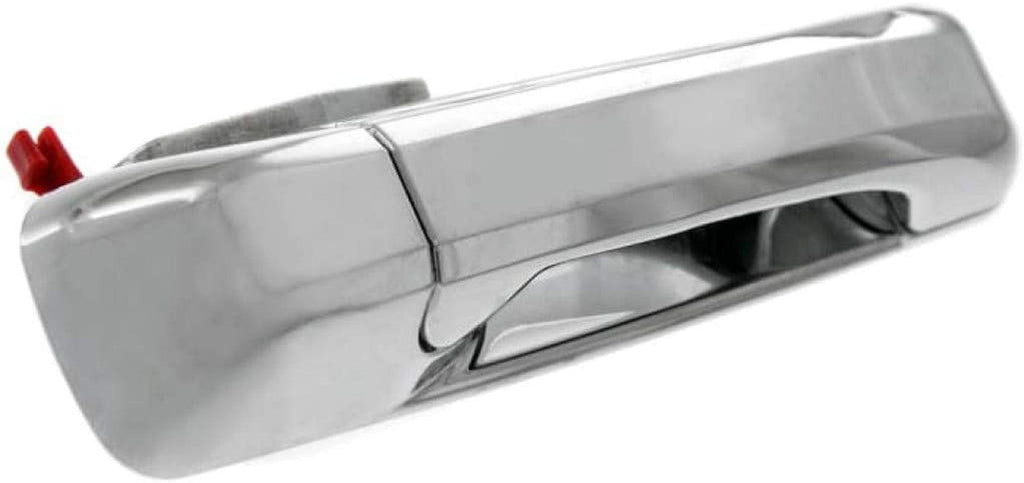 Compatible with Ram 1500 2011-2017 Exterior Door Handle Passenger Side Front or Rear, Chrome | Trim:All Submodels