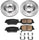 KOE6764 Autospecialty Front Replacement Brake Kit-Oe Brake Rotors & Ceramic Brake Pads