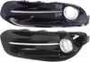 Front Fog Lamp Molding Compatible with 2013-2016 Dodge Dart Set of 2 Passenger and Driver Side Primed