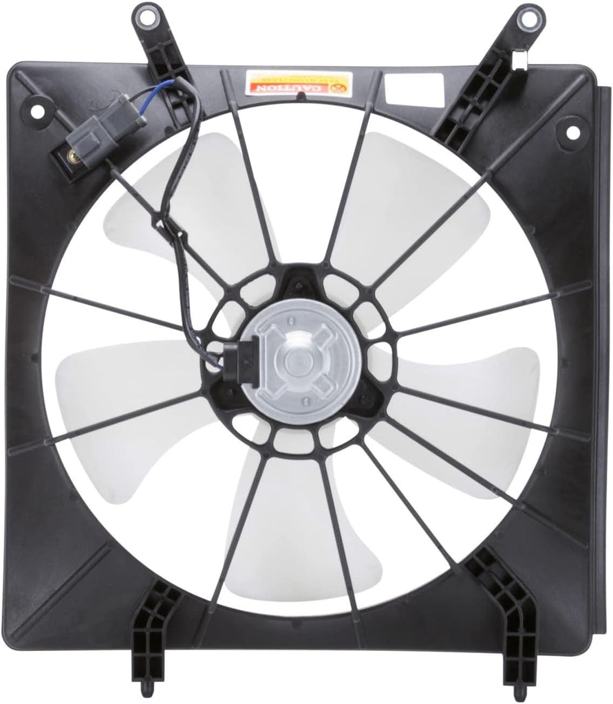 600060 Cooling Fan Assembly Compatible with 1998-2002 Honda Accord, Black