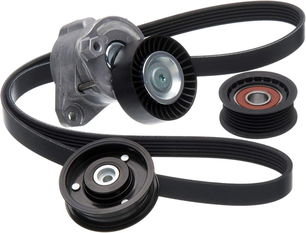 Gold ACK060947K1 Automatic Belt Tensioner and Pulley Kit with Tensioner, Pulleys, and Belt