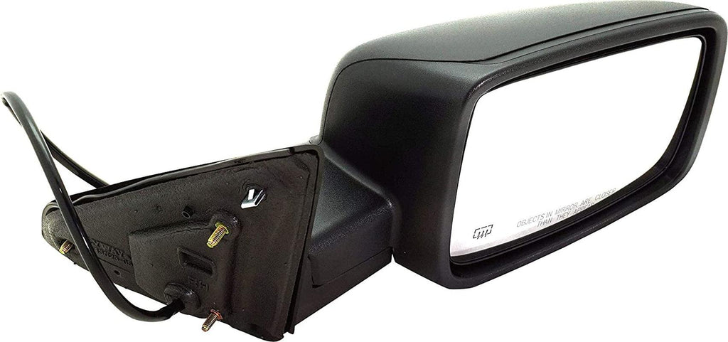 Garage-Pro Mirror Compatible with 2009-2010 Dodge Ram 1500, Fits 2011-2013 Ram 1500, 2011-2012 2500, Passenger Side Manual Folding Textured Black Heated