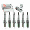6 Pc NGK V-Power Spark Plugs Compatible with Volkswagen Passat 2.8L V6 1998-2005