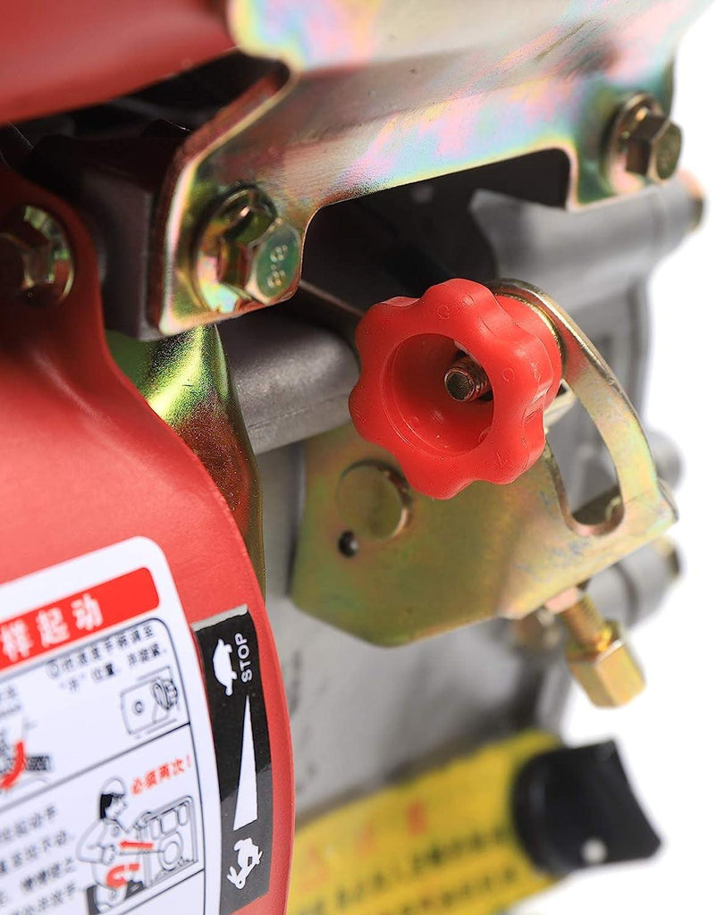 Diesel Engine, 4 Stroke 196CC Engine Air Cooling Single Cylinder Motor Recoil Hand Start 53Mm Shaft Length 3000RPM 2.2KW, 3L Air Cooling Vortex Oil System