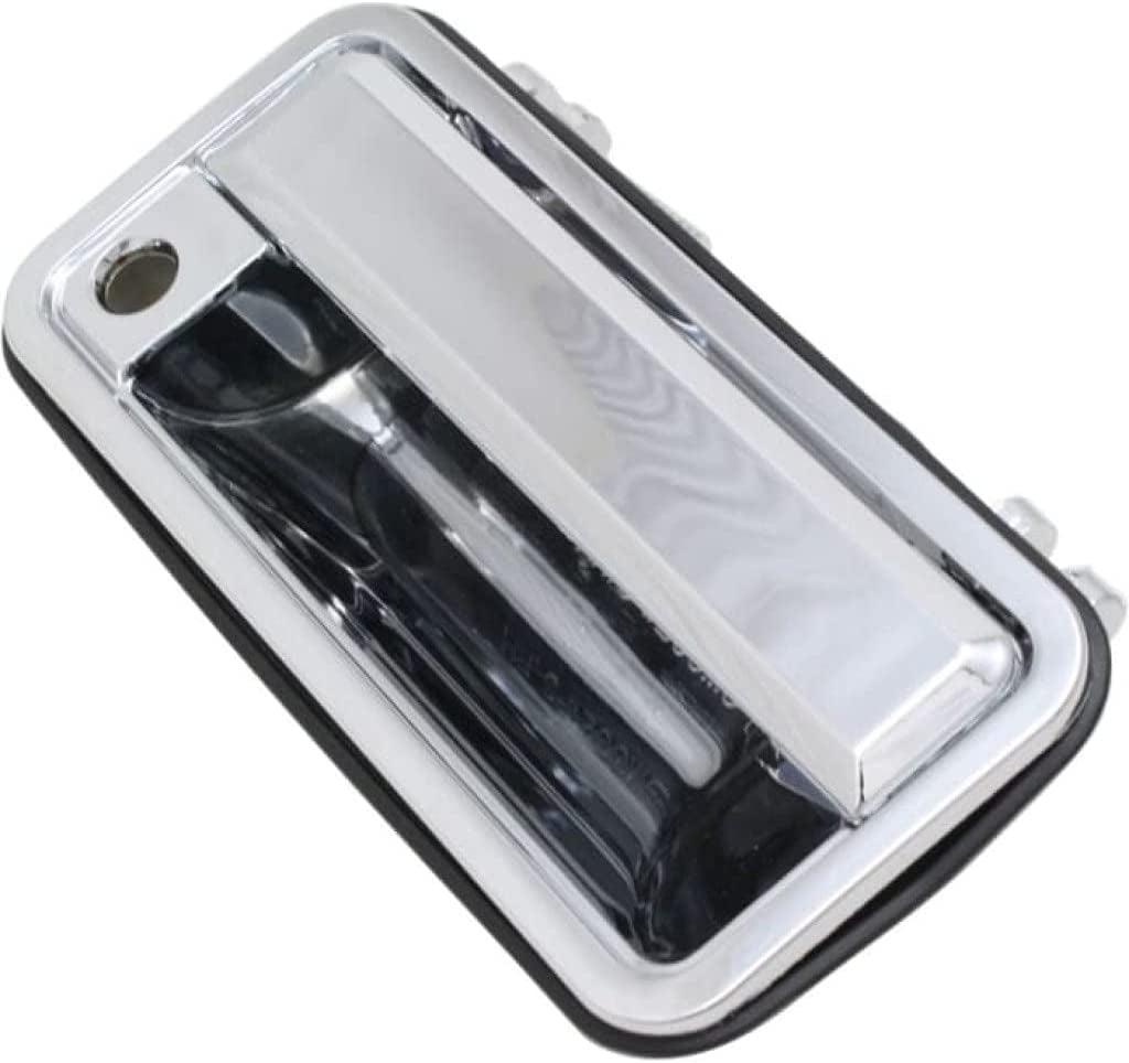 for Chevy C1500 Exterior Door Handle Front Passenger Side Chrome 1988-1998 | with Key Hole| Trim:All Submodels