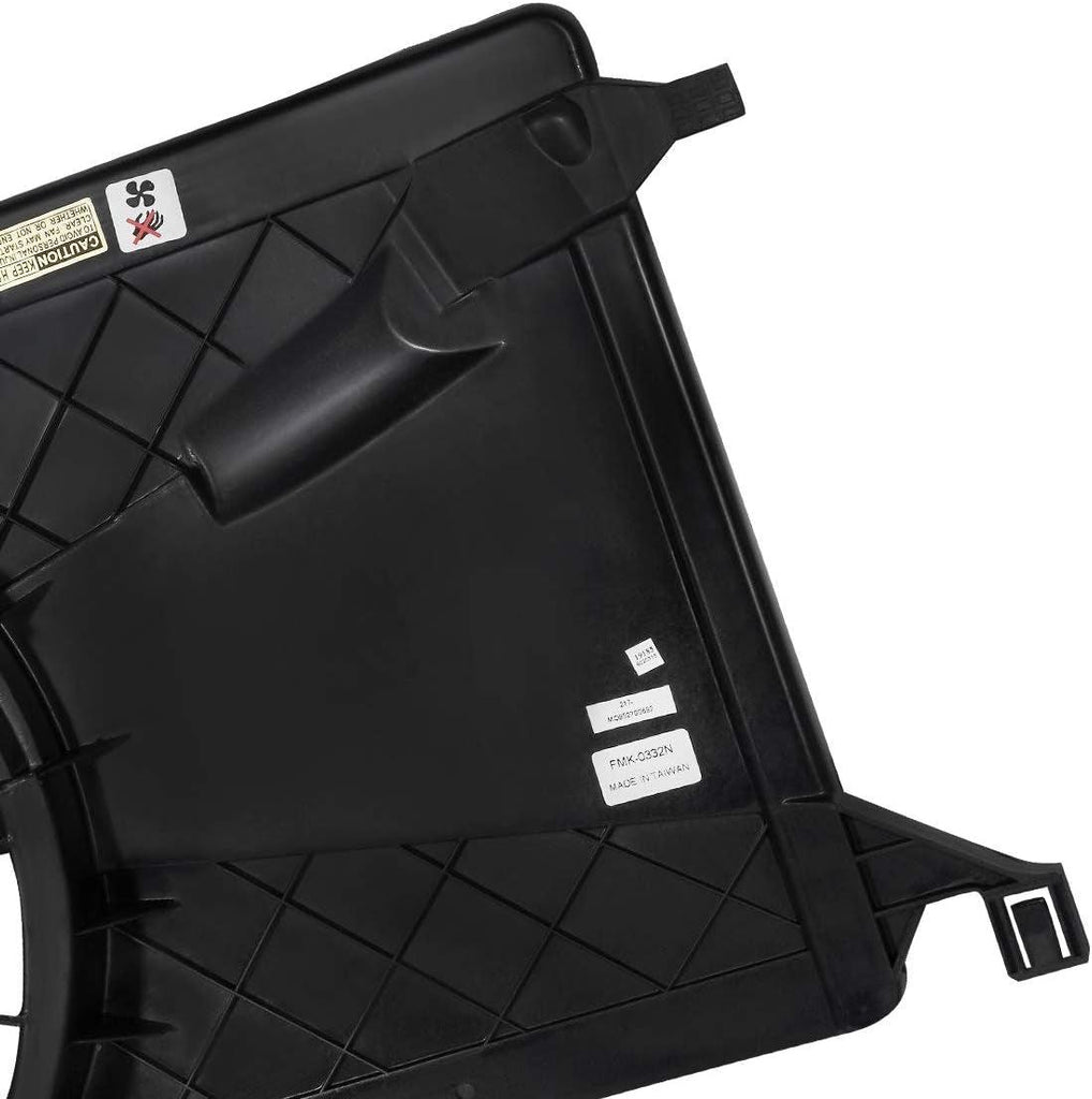 OEM-RF-0217 Factory Style Radiator Cooling Fan Assembly Cooling Efficiency Improved Direct Replacement, Black [Compatible with 04-09 Mazda 3 Fits 2. 0L 2. 3L 2. 5L Engines]