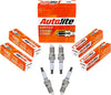 Autolite 104 Copper Resistor Automotive Replacement Spark Plugs (4 Pack)