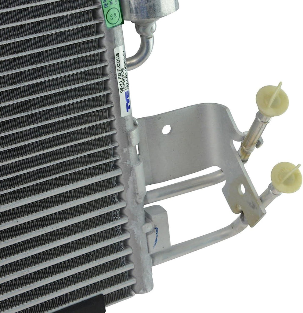 AC Condenser A/C Air Conditioning W/Transmission Oil Cooler for Ford Focus