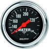 2433 Traditional Chrome Mechanical Water Temperature Gauge