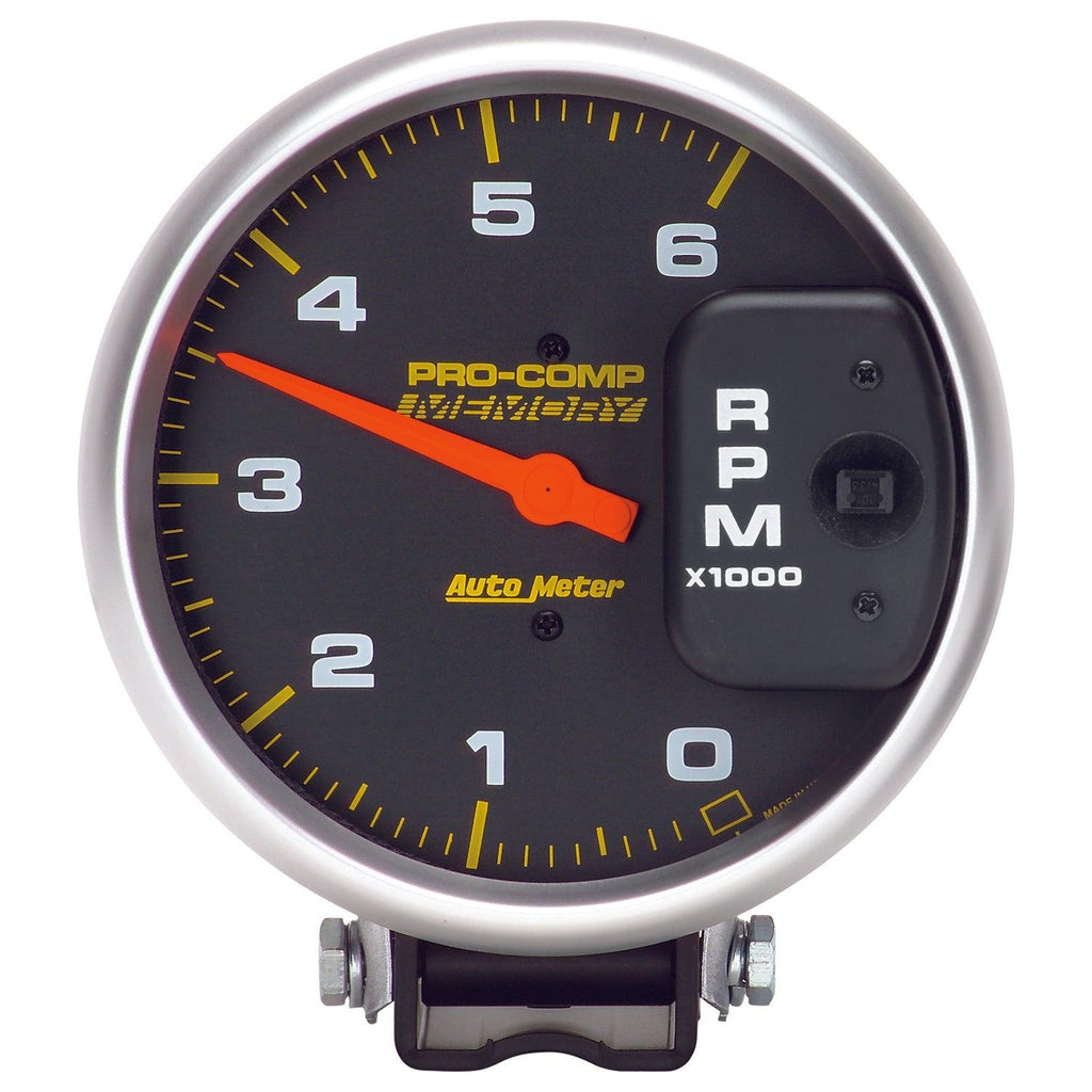5 in. TACHOMETER 0-6000 RPM DIESEL PEDESTAL W/PEAK MEMORY PRO-COMP - greatparts