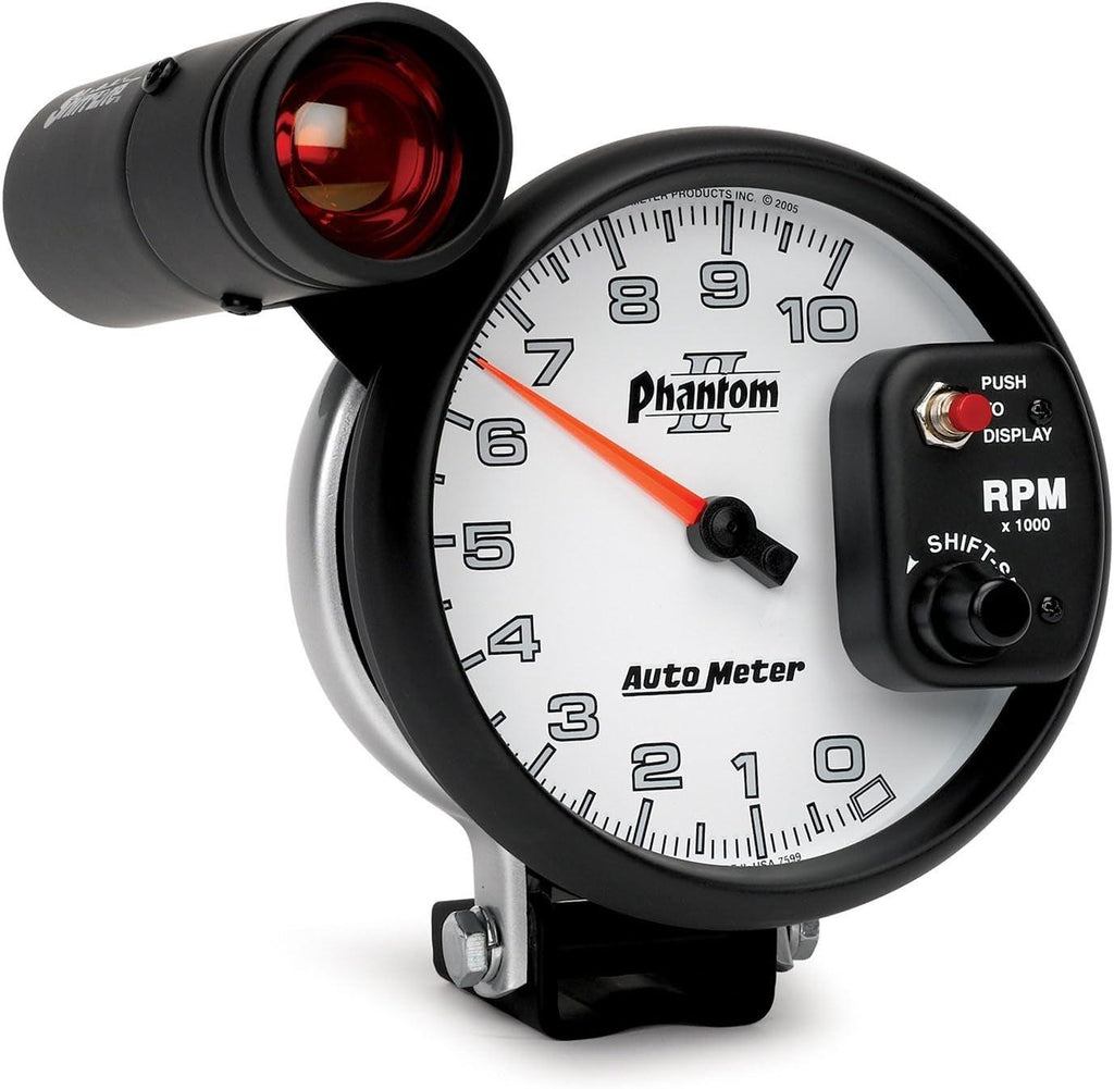 7599 Phantom II 5" 10000 RPM Shift-Lite Tachometer
