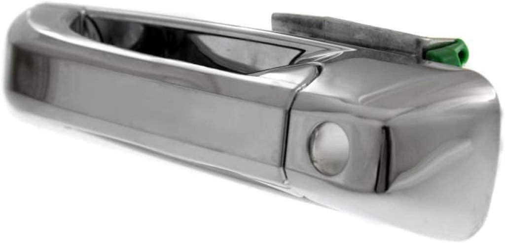 Compatible with Ram 2500 2011-2017 Exterior Door Handle Driver Side Front, Chrome | with Key Hole | Trim:All Submodels
