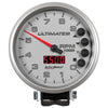 5 in. TACHOMETER 0-9000 RPM PEDESTAL ULTIMATE III PLAYBACK SILVER - greatparts