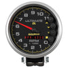 5 in. TACHOMETER 0-11000 RPM PEDESTAL ULTIMATE DL PLAYBACK BLACK - greatparts