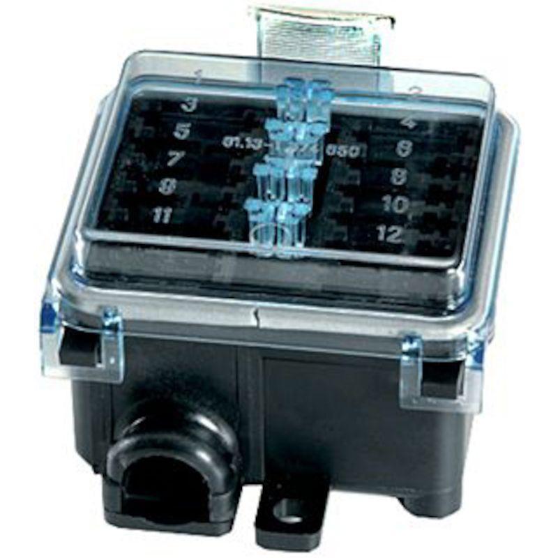 Waterproof 12-way Fuse Box (spade Connectors) - greatparts