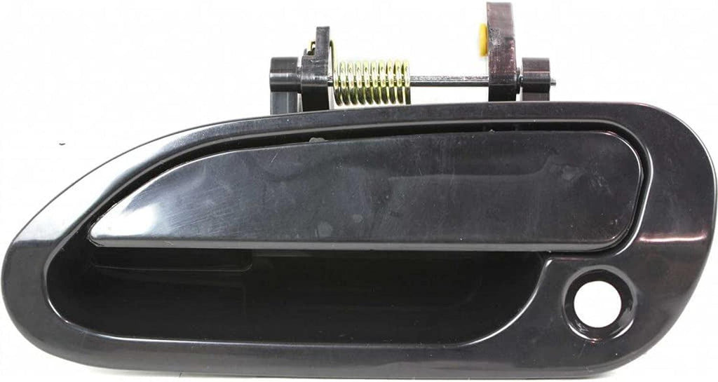 for Honda Accord Exterior Door Handle Front, Driver Side Smooth Black 1998-2002 | with Key Hole | Trim:All Submodels | HO1310112 | 72180S84A11