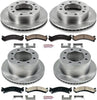 KOE5338 Autospecialty Front and Rear Replacement Brake Kit-Oe Brake Rotors & Ceramic Brake Pads
