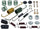 Professional 18K2379 Rear Drum Brake Spring Kit with Springs, Pins, Retainers, and Caps