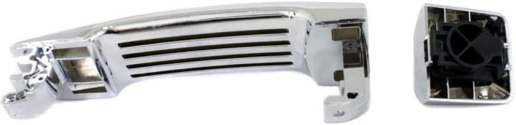 for Nissan Titan Exterior Door Handle Rear, Driver or Passenger Side Chrome (2004-2014) | Trim:All Submodels