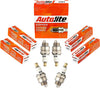 Autolite 2984 Copper Resistor Automotive Replacement Spark Plugs (4 Pack)