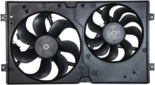 621000 Cooling Fan Assembly Compatible with 1998-2007 Volkswagen Beetle, Black
