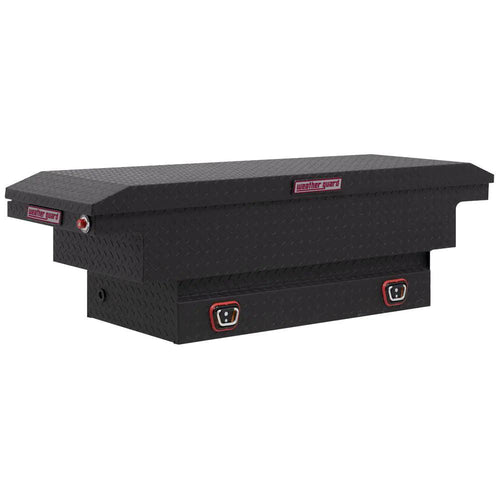 62.5 In. Matte Black Aluminum Compact Low Profile Crossover Truck Tool Box