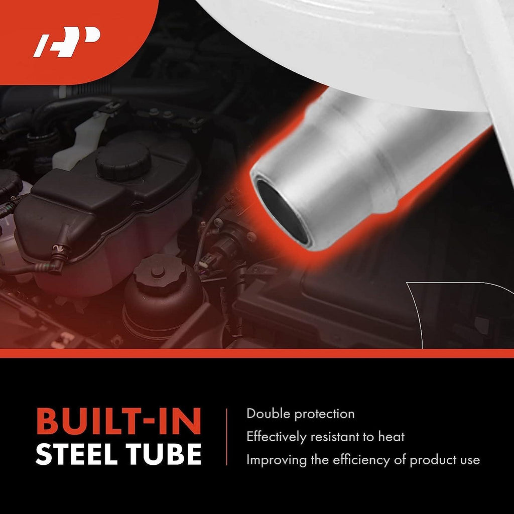 A-Premium Engine Coolant Overflow Recovery Reservoir Tank [With Cap] Compatible with Jeep Renegade 2015-2019, Fiat 500X 2016-2018, [1.3L 1.4L 1.8L 2.4L], Replace# 52052767, 68327756AA