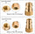 Mudder 4 Pieces VA-LH11 A/C Pro R-12 to R-134A Retrofit Parts Kit Retrofit Conversion Adapter Compatible with 1/4 SAE Thread Low High Side Retrofit Conversion