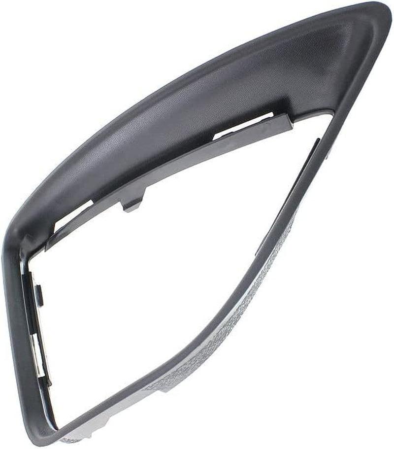 Front Fog Lamp Molding Compatible with 2010-2012 Ford Fusion Set of 2 Passenger and Driver Side Textured Black S/SE Models