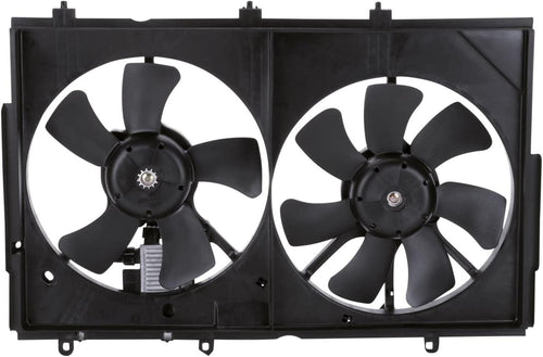 621820 Cooling Fan Assembly Compatible with 2003-2006 Mitsubishi Outlander, Black