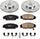 KOE2439 Autospecialty Front Replacement Brake Kit-Oe Brake Rotors & Ceramic Brake Pads