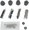 Gold 18K1755X Rear Disc Brake Caliper Hardware Kit with Clips, Seals, Bushings, and Lubricant