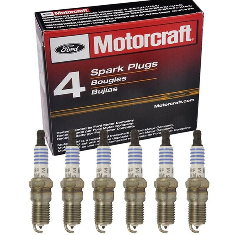 Genuine Motorcraft Spark Plug 6PCS for Ford Escape 500 Freestyle Fusion Taurus