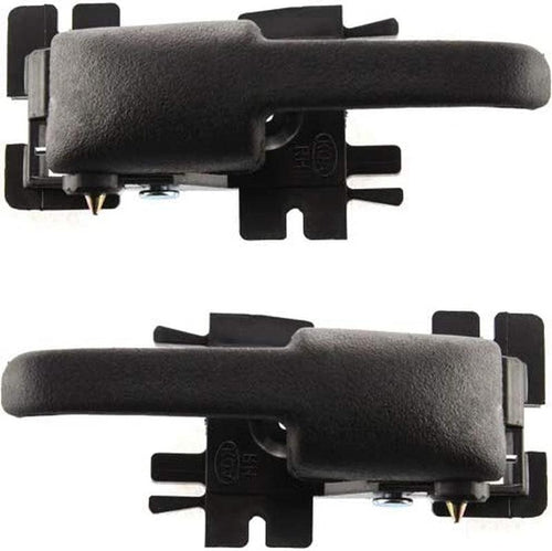 Interior Door Handle Set Compatible with 1991-2001 Ford Explorer, Fits 2003 Ford Explorer, Fits 2001-2005 Ford Explorer Sport Trac Front and Rear, Passenger Side Textured Black