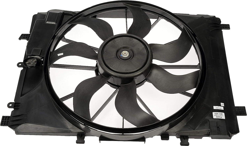 Dorman 620-168 Engine Cooling Fan Assembly Compatible with Select Mercedes-Benz Models