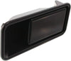 for Jeep Wrangler TJ Exterior Door Handle 1997-2006 Passenger Side | Front | Smooth Black | Trim:All Submodels | CH1311144 | 55176548AB