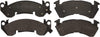 Gold 17D614AM Semi-Metallic Front Disc Brake Pad Set