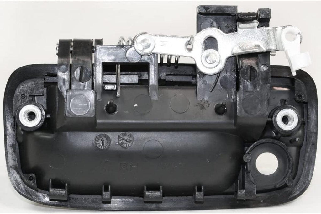 Front Exterior Door Handle Kit Compatible with 1995-2004 Toyota Tacoma Textured Black Driver and Passenger Side