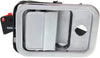 Front Exterior Door Handle Compatible with 2005-2014 Freightliner Argosy and 2005-2011 Freightliner Century Class, Set of 2, Driver and Passenger Side, Chrome