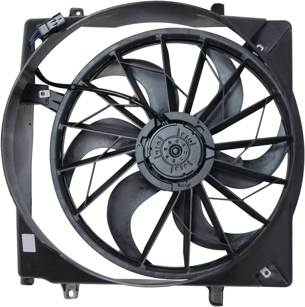 621560 Jeep Liberty Replacement Radiator/Condenser Cooling Fan Assembly