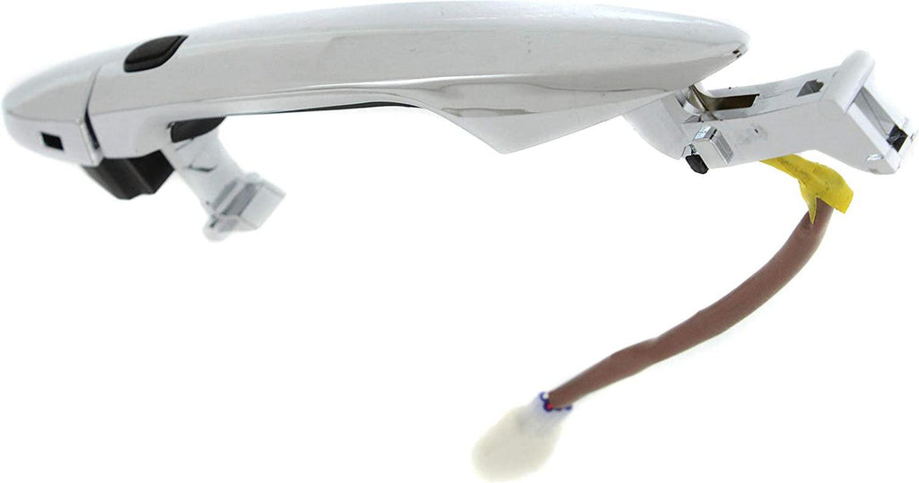 Front Exterior Door Handle Compatible with Lexus IS250/IS350 2006-2015 / LS460 2007-2015 RH outside Chrome with Sensor Plastic